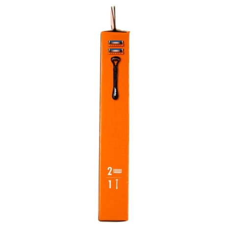 Gillette Fusion5 Rasoio da Uomo a 5 Lame, 1 Manico + 2 Lamette